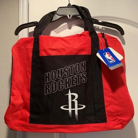NBA Houston Rockets Tote Duffle Bag New - Picture 2 of 9